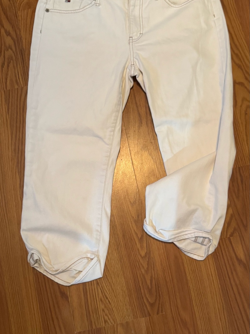 Tommy Hilfiger White Capri Jeans